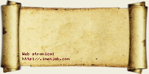 Angelina Simijonović vizit kartica